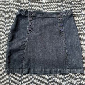 Loft Denim Sailor Buttons Skirt size 10